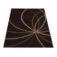 thumbnail image 3 of Rugsotic Carpets Hand Tufted Wool Eco-Friendly Area Rugs - 8'x11', Rectangle, Brown, Modern Contemporary Design, High Pile Handmade Anti Skid Rugs for Living Room, Bed Room (K00728), 3 of 5