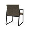 thumbnail image 5 of Lesro Gansett Steel and Fabric Waiting Room Guest Chair in Black/Peppercorn/Castillo Quarry, 5 of 5
