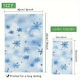 thumbnail image 4 of Eveokoki Christmas Kitchen Towels Set of 2,Snow Snowflake Dish Towels 16x24 Inch Drying Dishcloth,Farmhouse Winter Home Decoration, 4 of 4