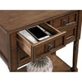 thumbnail image 2 of Pemberly Row Contemporary Hall Table in Cinnamon Wood Finish, 2 of 7