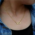 thumbnail image 2 of ziyahi Collier Numéro d'Ange 111 - 999 Collier en Acier Inoxydable Collier Numéro d'Or Collier Numérologie Bijoux Type1, 2 of 9