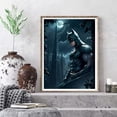 thumbnail image 2 of DIY 5D Diamond Painting Kit for Adult Kids Beginner, Batman Full Drill Round Diamond Embroidery Arts Painting by Number Kit for Relaxation, Home Wall Decor Gift 12x16 inch, 2 of 5
