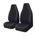thumbnail image 1 of 2 fundas para reposacabezas de asientos delanteros y traseros, protector universal impermeable para cojines de asientos de SUV, sedanes, autos y Azul, 1 of 8