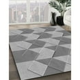thumbnail image 3 of Ahgly Company Machine Washable Indoor Rectangle Transitional Gray Cloud Gray Area Rugs, 3' x 5', 3 of 7