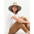 thumbnail image 5 of Sombrero de Paja para Hombres y Mujeres | Sombrero de salvavidas, sombrero de playa y sombrero de sol | Ala ancha UPF 50+ para protección solar | Talla única | Cicuta, 5 of 5