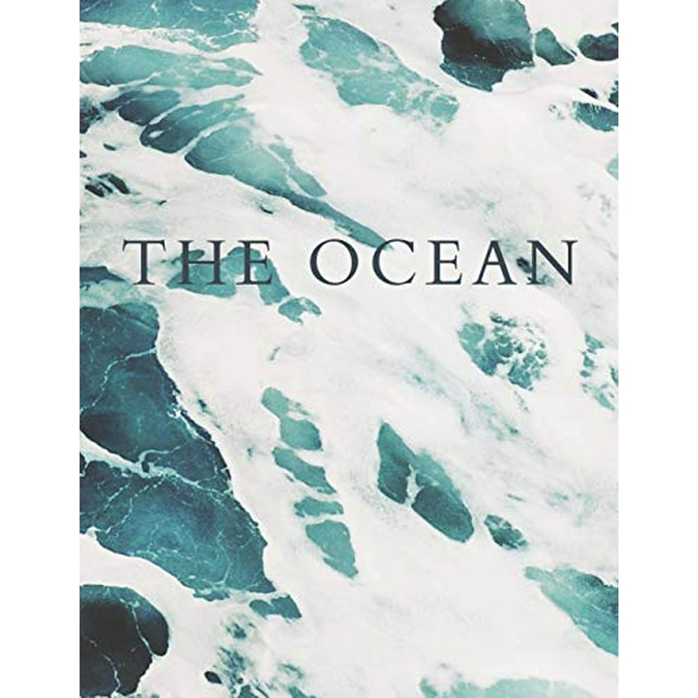 The Ocean A Decorative Book │ Perfect for Stacking on Coffee Tables