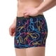 thumbnail image 2 of Fotbe Multicolor Bowling Calzoncillos Tipo Boxer con Bolsa de Soporte Total para Hombre, X-Temp Fresco, Transpirable y de Secado Rápido-Large, 2 of 5