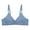Blue, variant on Women Seamless Full Cup Push Up Bra Lift Up Support Comfortable No Underwire Plus Size Bra For Everyday Wear