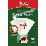 Melitta #4 Cone 8-12 Cup White Coffee Filter (40-Pack) 624404 624404 633321