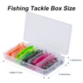 thumbnail image 6 of Goture Fishing Soft Plastic Lures Kit Jig Head Hooks Crappie Lures Trout Bass Fishing Worm Lures Crappie Jigs Fishing Lures Set with Tackl Box for Freshwater Saltwater Fishing, 6 of 8