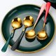 thumbnail image 5 of Cucharas de sopa de acero inoxidable Cterwk con mango largo, plateadas, 2 piezas, 6.3 pulgadas, 5 of 6