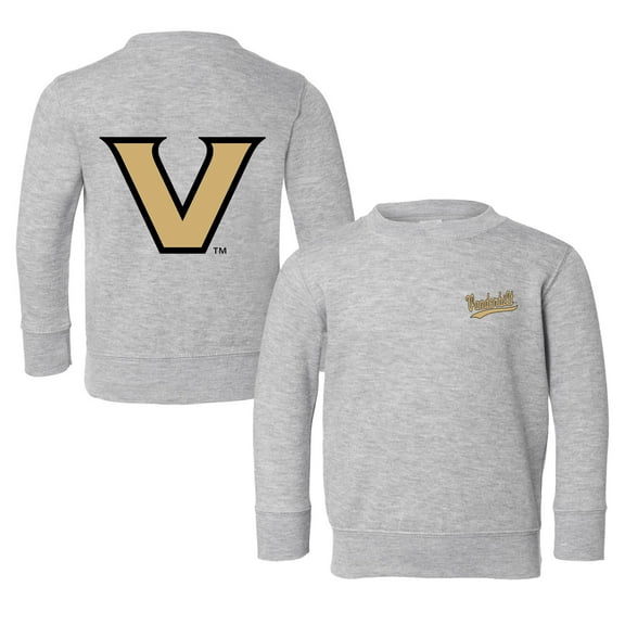 Toddler Chad & Jake Heather Gray Vanderbilt Commodores Logo Pullover Sweatshirt