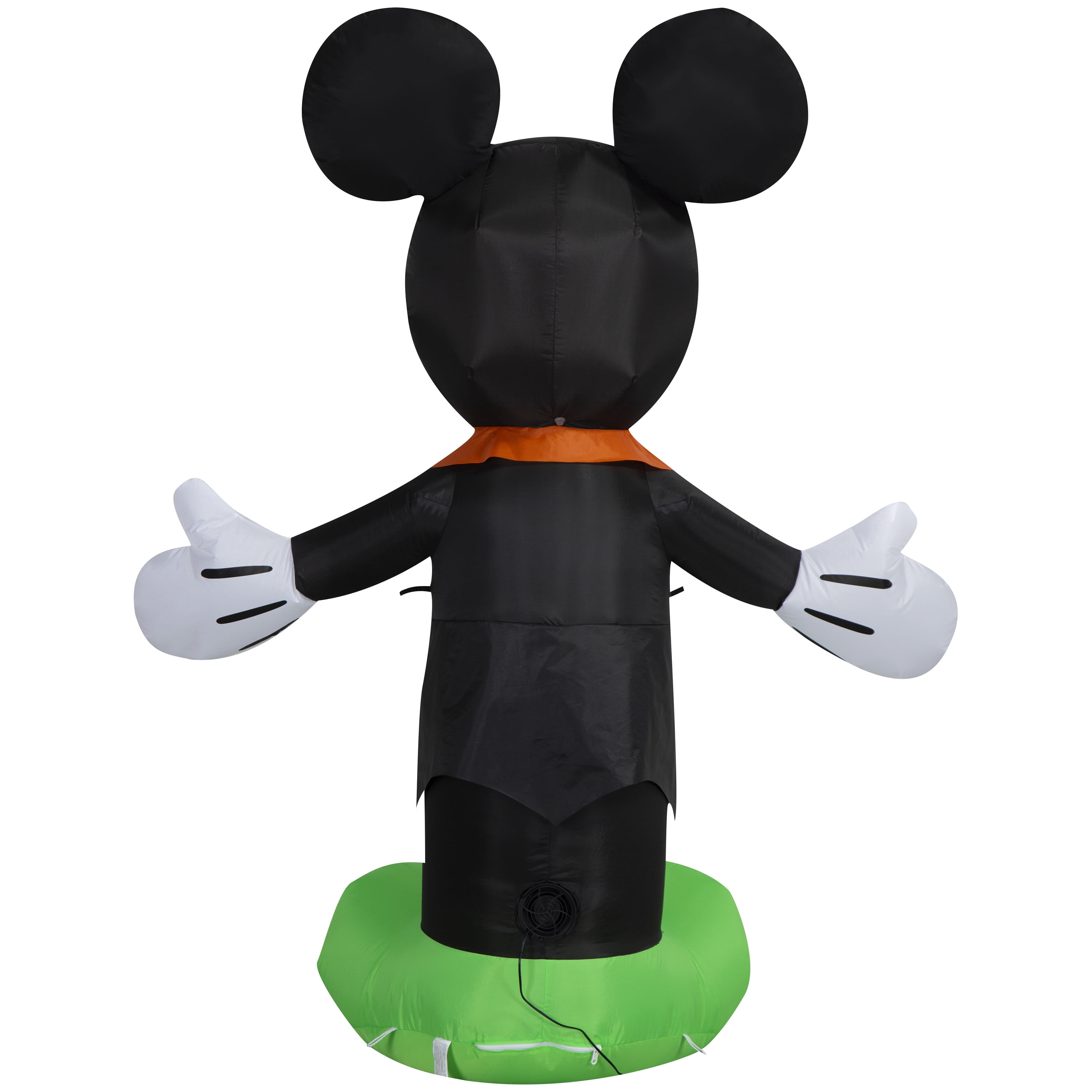 Airblown Halloween Yard Inflatables Light Mickey Mouse in Skeleton Tux Disney, 5 ft