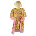 thumbnail image 2 of Rastogi Handicrafts 100% Cotton Hand Block Print Swimsuit Beach Caftan Women's Print Cover-up Kaftan-15, 2 of 2