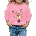 thumbnail image 1 of Veste à Capuche Zippée pour Petite Fille, Veste pour Enfants avec Capuche Zippée, Sweat à Capuche pour Tout-Petit Fille, Sweat à Capuche pour Tout-Petit 4t, Sweat à Manches Longues Col Rond Imprimé Lapin pour Bébé Fille, Chandail Décontracté Doux Rose 4-5 Ans, 1 of 4