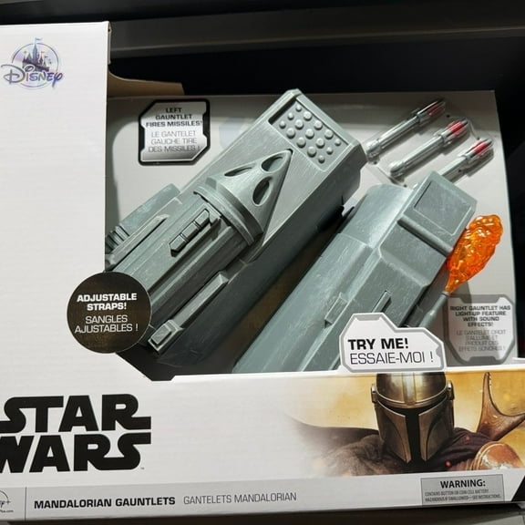 Disney The Mandalorian Star Wars Adult Fancy-Dress Costume Gauntlets, 12 Inch