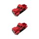 thumbnail image 3 of Advancent Christmas Classic Red Pickup Truck w/Tree Top Table Ornament Home for Xmas estilo A 2Conjunto, 3 of 6