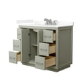 thumbnail image 3 of Wyndham Collection WCF111142SGBGTUS3MXX Icon 42" Free Standing Single Basin Vanity Set -, 3 of 7
