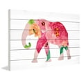 thumbnail image 3 of MARMONT HILL  - 'Floral Elephant' by Diana Alcala Painting Print on White Wood - Multi-Color 24 x 16, 3 of 5