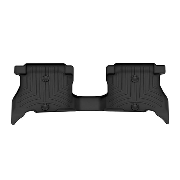 WeatherTech Custom Fit FloorLiners compatible with 2021-2025 Jeep Wrangler 4xe - 2nd Row, Black
