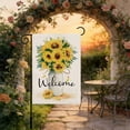 thumbnail image 6 of Hodwiequ Sunflower Double Sided Garden Flag 17.7X11.8In Outdoor Yard Porch Decoration Happy Spring Summer Decor Welcome Flag For Home Garden Decor Multicolor 45X30Cm, 6 of 6