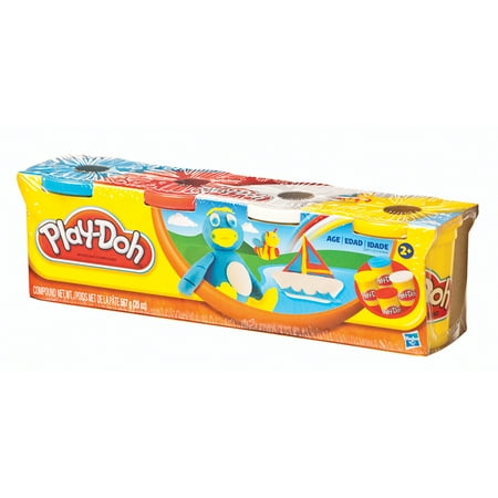 Play-Doh Classic Colors 4-Pack - Walmart.com