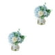 thumbnail image 2 of Advancent 2 pack/lote de flores artificiales en jarrón, flores artificiales elegantes, duraderas y de bajo mantenimiento Type4 NO4, 2 of 6