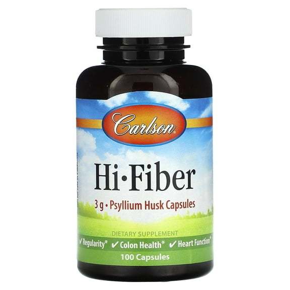 Carlson Hi-Fiber, 100 Capsules