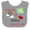 Heather and White, variant on Inktastic Someone in Maine Loves Me Boys or Girls Baby Bib