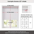 thumbnail image 4 of JUNWELL 100% Blackout Roller Shades Cordless Window Blinds For Windows Pull Down Shades With Spring System. Blackout Roller Blinds For Office Bedroom And Home.Easy To Install, 4 of 7