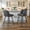 Grey, variant on L'AGRATY 360° Swivel Modern Bar Stools Set of 2, 26" Counter Height Barstools with High Backs, Kitchen Island Stools, For Bar & Home,Faux Leather, Grey