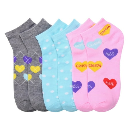 

6-PACK Women s Comfort Low Cut Socks Spandex Socks CRUSH 9-11
