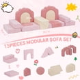 thumbnail image 2 of Bloques de escalada de espuma MOOZHEALTH para niños de 1 a 3 años, 13 unidades, 2 of 6