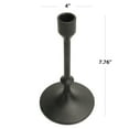 thumbnail image 2 of Better Homes & Gardens Black Cast Iron Metal Taper Candle Holder, 7.8", Large, 2 of 7