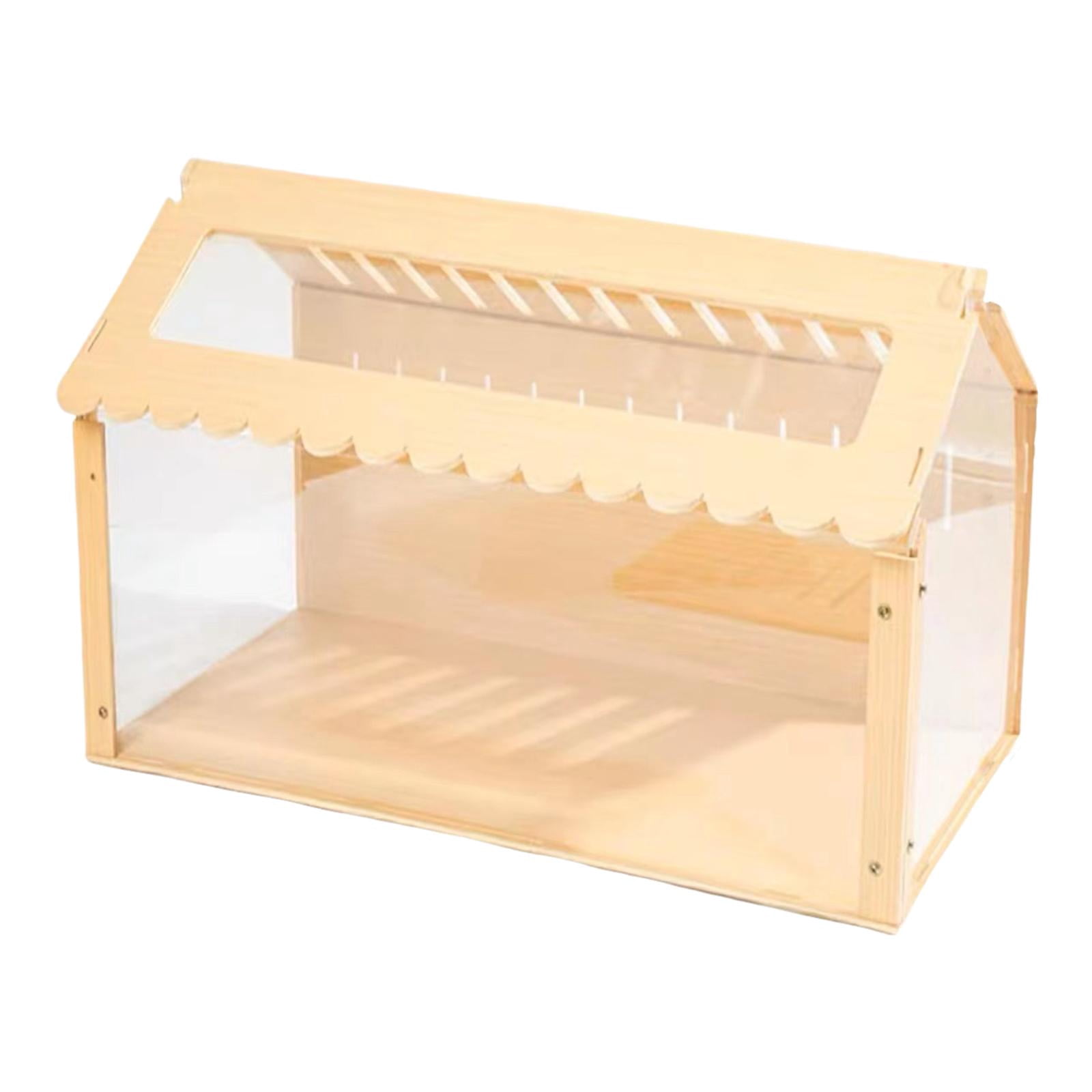 Hamster Cage Exercise Toy Nesting Habitat for Gerbils Rutin Chicken Hideaway 60x32x38CM
