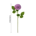 thumbnail image 3 of Plastic Artificial Chrysanthemum Ball Flower, Realistic Textured Petals with Flexible Bendable , for Table Centerpieces, Wedding Backdrops, Topliu, 3 of 6