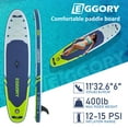 thumbnail image 2 of EGGORY 11ft Inflatable Paddle Board Ultra-Light Stand Up Paddle boards for all people with Premium SUP Accessories, 2 of 8