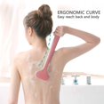 thumbnail image 3 of Cepillo corporal de baño mejorado con cerdas cómodas, mango largo, exfoliación suave, mejora la salud y la belleza de la piel, ducha de baño, cepillo corporal húmedo o seco, 3 of 5