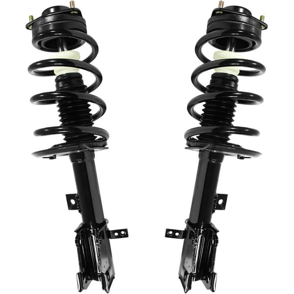 Detroit Axle - 2.4L Front Struts for 2009-2020 Dodge Journey, 2pc Quick Struts with Coil Spring Assembly 2010 2011 2012 2013 2014 2015 2016 2017 2018 2019 Replacement Suspension