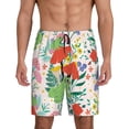 thumbnail image 1 of Fotbe Mushroom and Frogs Pantalones Cortos de Pijama para Hombre, Ropa de Dormir, Pantalones de Pijama Cortos para Hombre-X-Large, 1 of 6