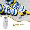 thumbnail image 4 of RUNROTOO 10 Pcs Entretoise de Roulement à Roulement Roue de Patin Argent Aluminium Patinage en Ligne, 4 of 8