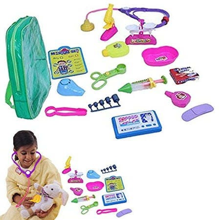 Dazzling Toys Doctor Nurse Medical Kit Playset 25 Pcs Kids Pretend Play Tool Set - Walmart.com