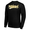 thumbnail image 2 of Men's Starter Black Pittsburgh Steelers Tailsweep Team Graphic Tri-Blend Fleece Pullover Sweatshirt, 2 of 3