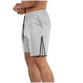 thumbnail image 4 of Mens Shorts Sports Shorts Summer Outdoor Breathable Shorts Fitness Sports Shorts Gray M, 4 of 5