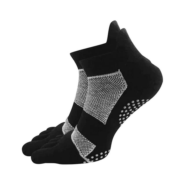 stanreset 1/2/3/5 Five Finger Sock Men Mesh Breathable Compression Ankles Socks Washable Travel Stockings 1PCS