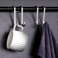 Linjieee Over Hook 304 Stainless Steel Multiple Use S Shaped Hanging Over The