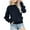 Navy, variant on AherBiu Girls Sweatshirt Crewneck Long Sleeve Fleece Kid Pullover Loose Fitted Comfy Toddler Sweatshirts
