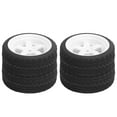 thumbnail image 4 of 4Pcs 65mm Non Slip RC Rubber Tires Wheel Upgrade Accessory Fit for WPL D12 1/10 (012W), 4 of 12
