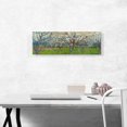 thumbnail image 2 of ARTCANVAS The Pink Orchard Panoramic Canvas Art Print by Vincent Van Gogh - Size: 36" x 12" (0.75" Deep), 2 of 9