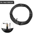 thumbnail image 4 of Mortifoti Universal Bicycle Inner Tube 14x2.125/2.35 Black with 32mm American Type Valve, 4 of 7